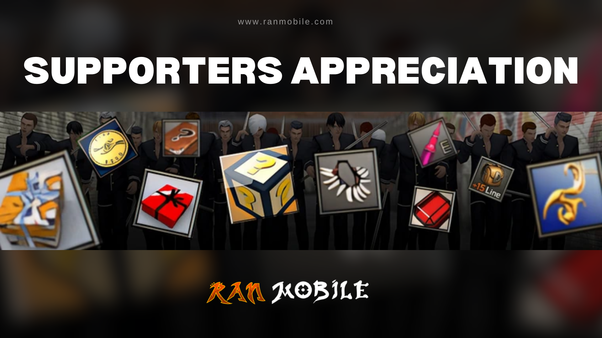 SUPPORTERS APPRECIATION